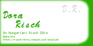 dora risch business card